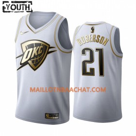 Maillot NBA Oklahoma City Thunder Andre Roberson 21 Nike 2019-20 Blanc Golden Edition Swingman - Enfant